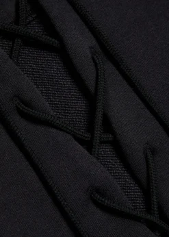 Daphne lace-up cotton sweatshirt