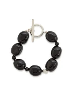 Dara sterling silver beaded bracelet