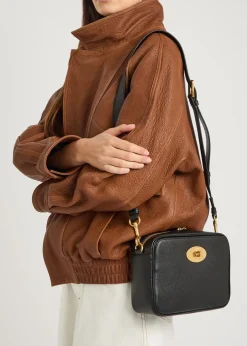 Darley grained leather camera bag