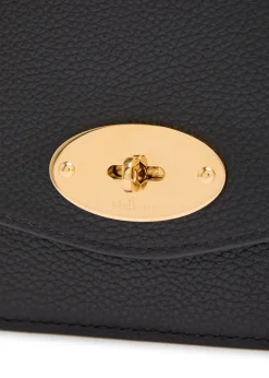 Darley grained leather clutch