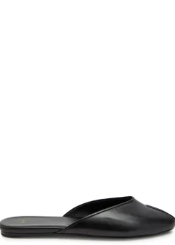 Date peep-toe leather sandals