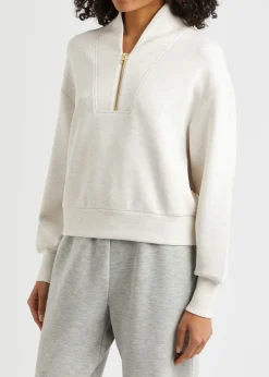 Davidson half-zip stretch-jersey sweatshirt