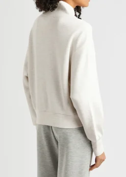 Davidson half-zip stretch-jersey sweatshirt