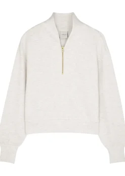 Davidson half-zip stretch-jersey sweatshirt