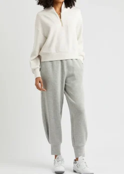 Davidson half-zip stretch-jersey sweatshirt