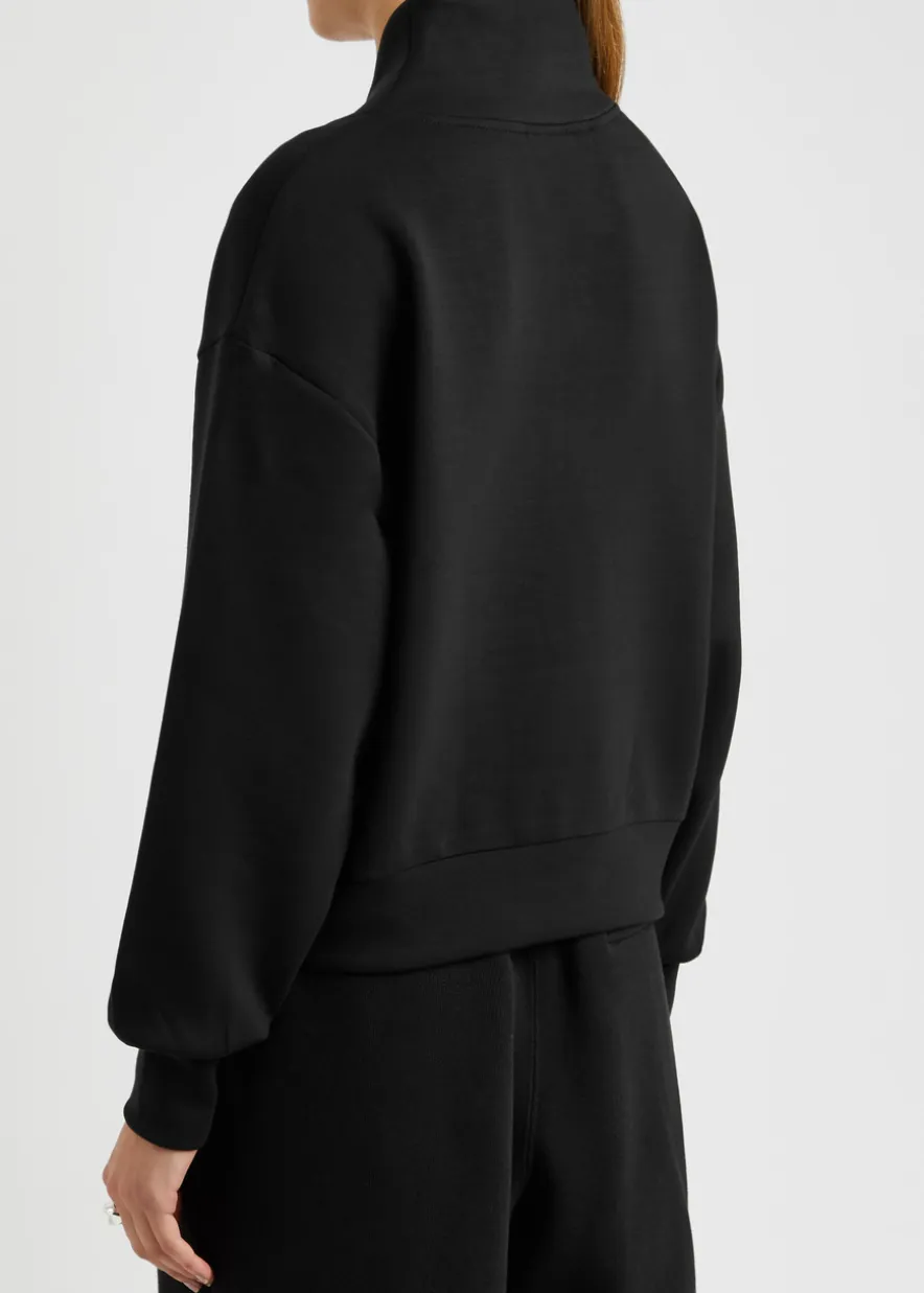 Davidson half-zip stretch-jersey sweatshirt