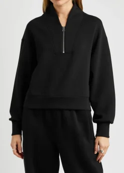 Davidson half-zip stretch-jersey sweatshirt