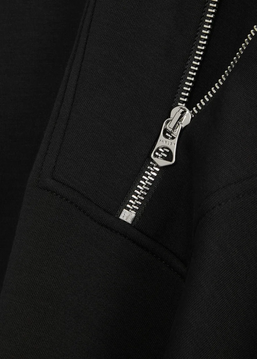 Davidson half-zip stretch-jersey sweatshirt