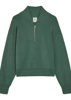Davidson half-zip stretch-jersey sweatshirt