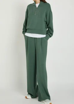 Davidson half-zip stretch-jersey sweatshirt