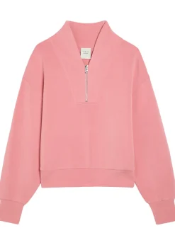 Davidson half-zip stretch-jersey sweatshirt