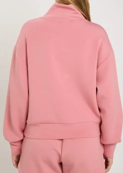 Davidson half-zip stretch-jersey sweatshirt