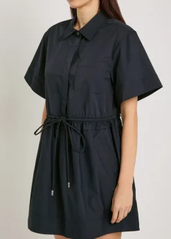 Dawson shell mini shirt dress