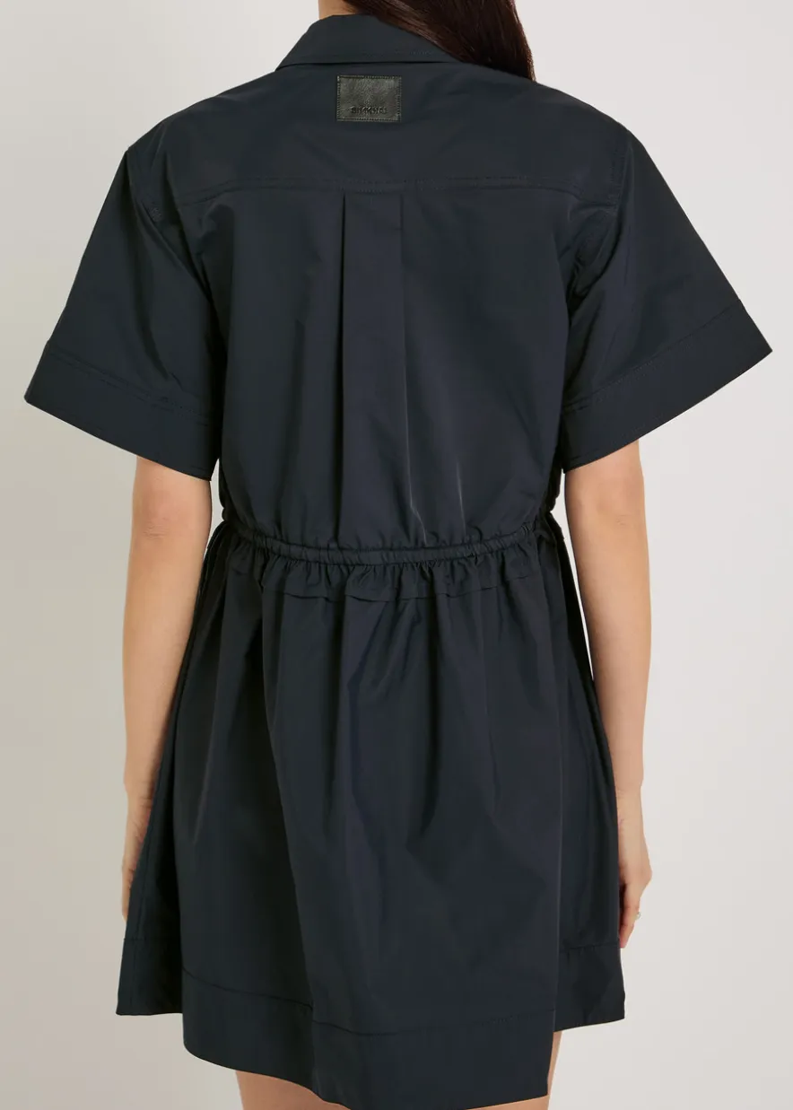 Dawson shell mini shirt dress