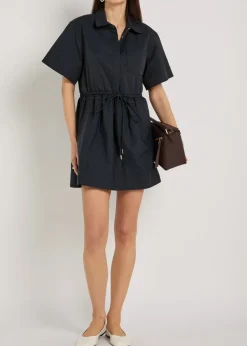 Dawson shell mini shirt dress