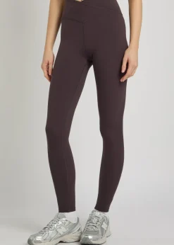 Dayflex cross-over stretch-jersey leggings