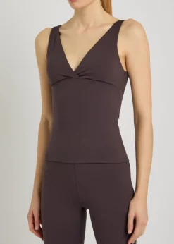 Dayflex V-neck stretch-jersey vest