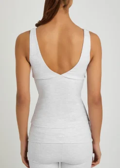 Dayflex V-neck stretch-jersey vest