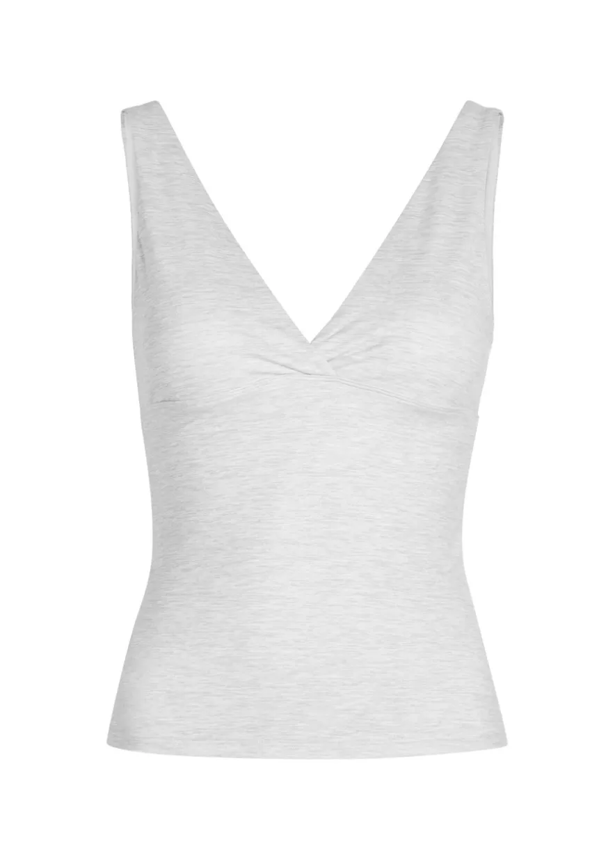 Dayflex V-neck stretch-jersey vest