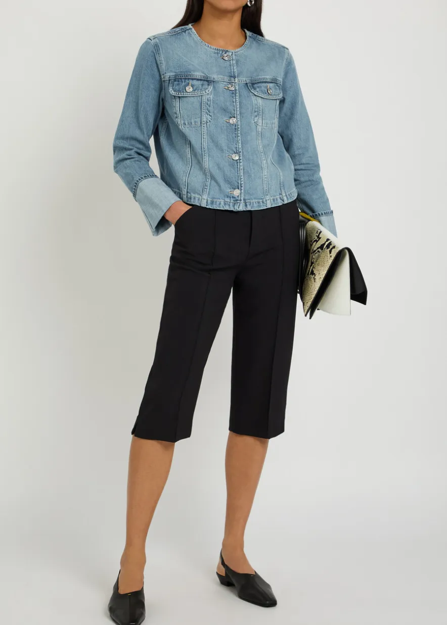 Dean panelled denim jacket