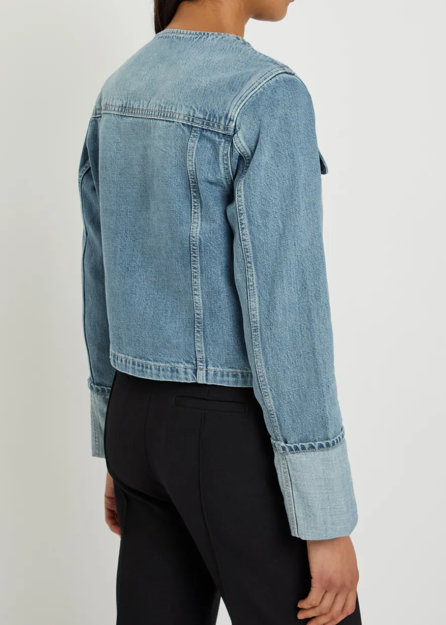 Dean panelled denim jacket