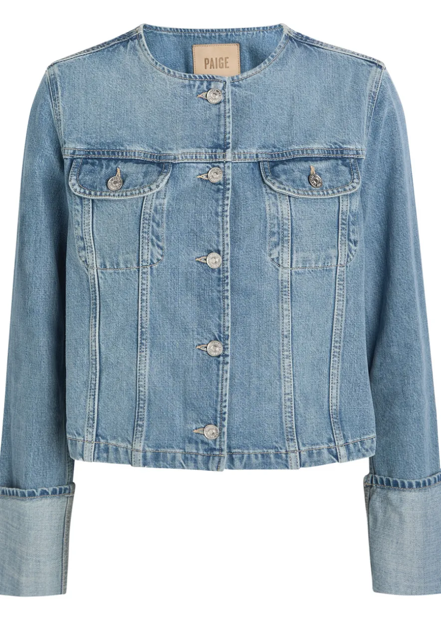 Dean panelled denim jacket