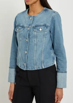 Dean panelled denim jacket