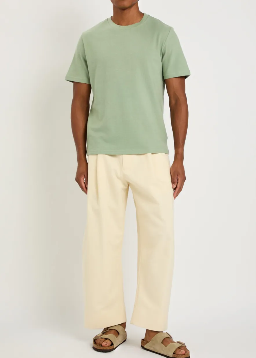 Dean textured-knit cotton T-shirt