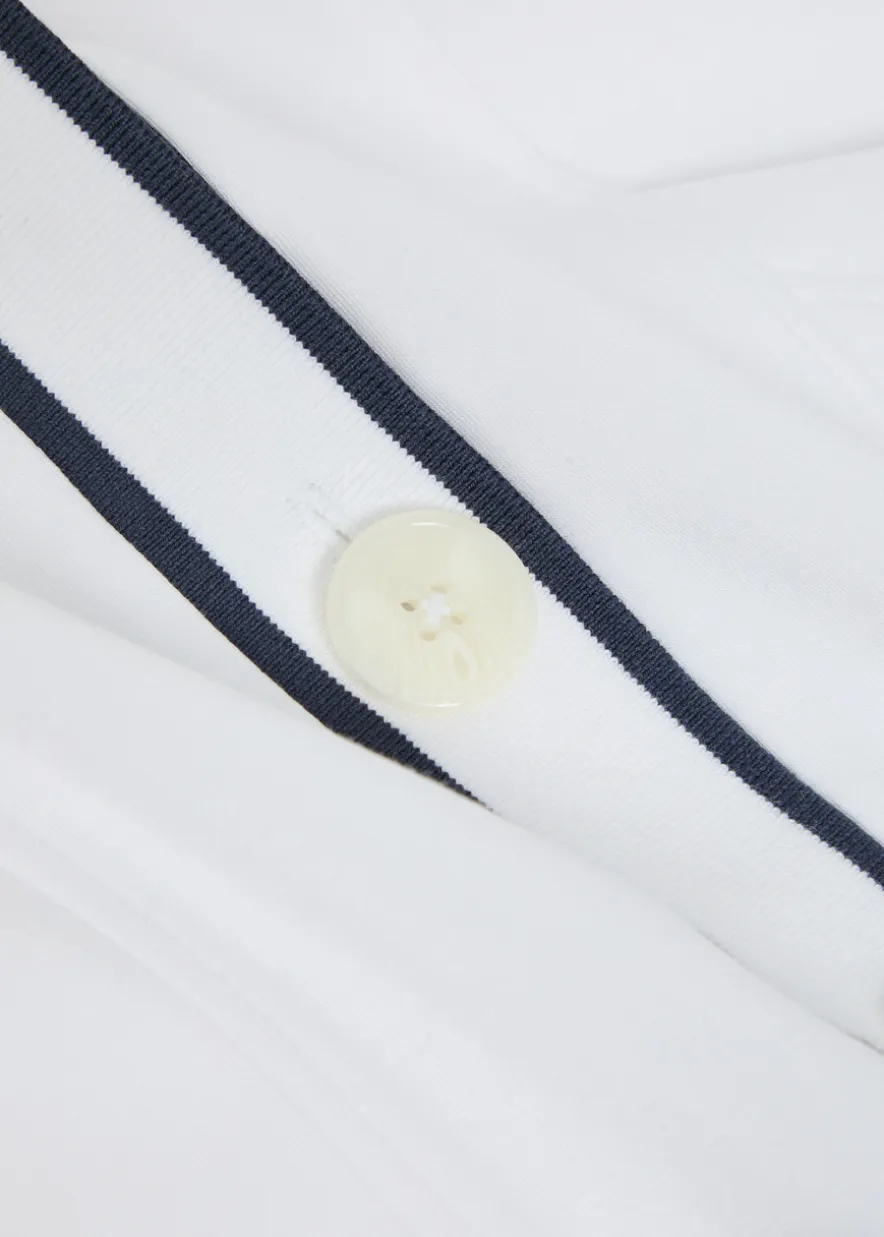 Decker Off Court stretch-jersey cardigan