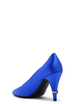 Decollete 90 satin pumps