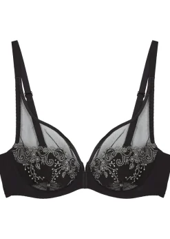 Delice embroidered underwired bra