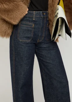 Delmonico wide-leg cut denim jeans