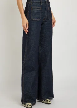 Delmonico wide-leg cut denim jeans
