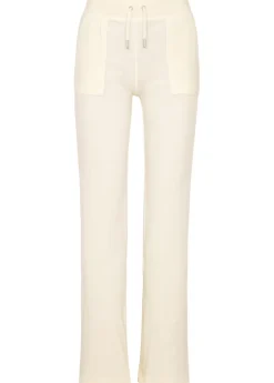 Del Ray logo velour sweatpants