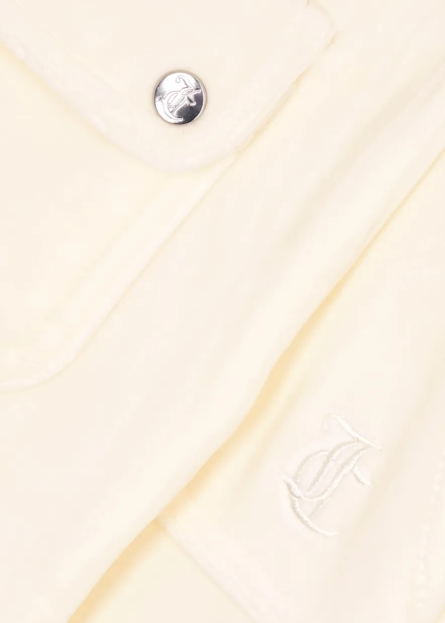 Del Ray logo velour sweatpants