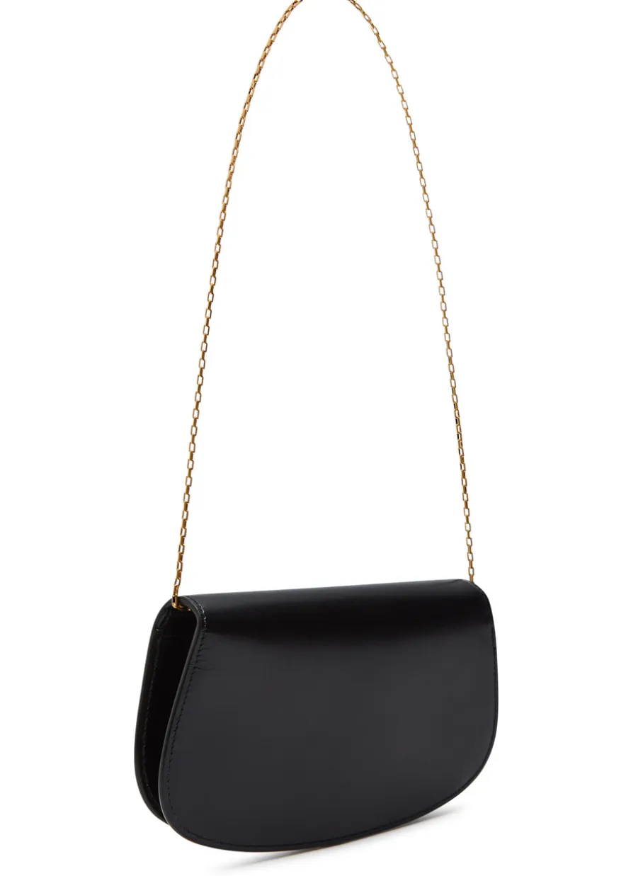 Demilune leather wallet-on-chain