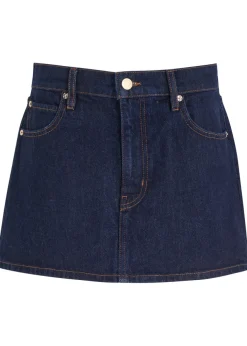 Denim mini skirt