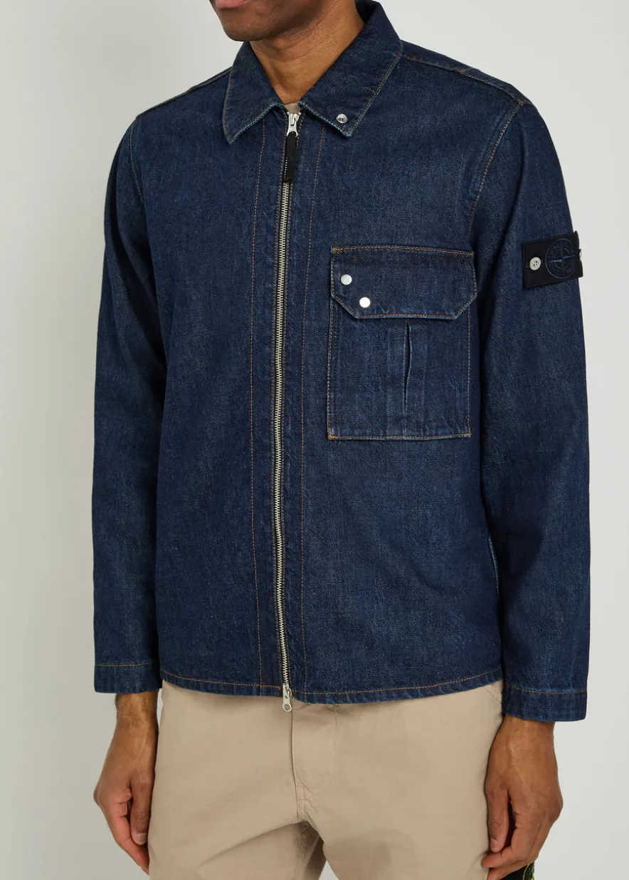 Denim overshirt