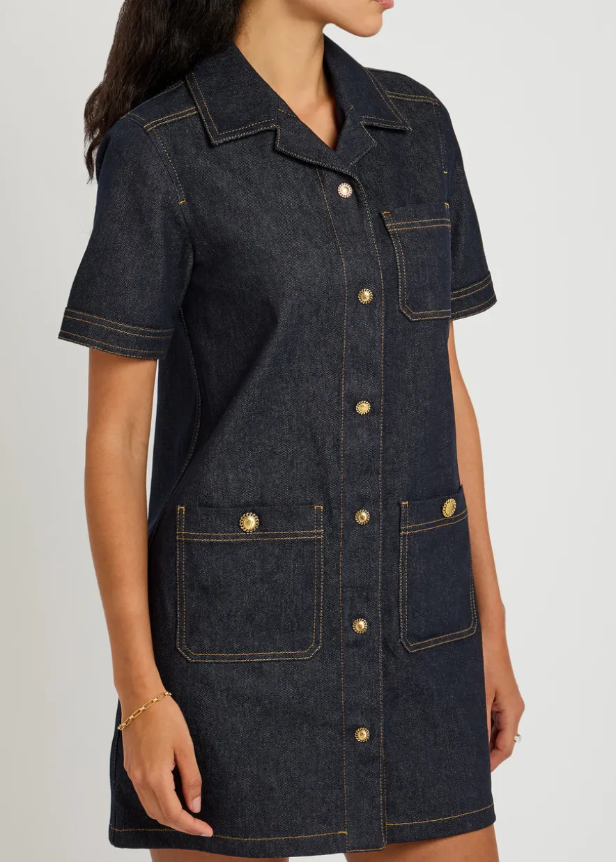 Denim shirt dress