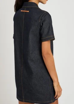 Denim shirt dress