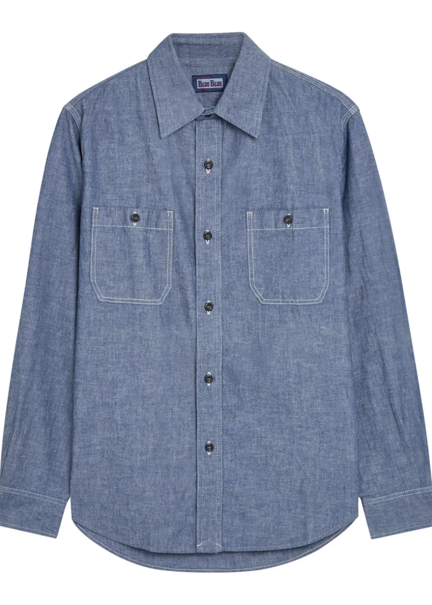 Denim work shirt