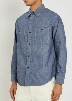 Denim work shirt