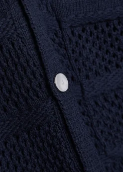 Desiderio open-knit cotton shirt