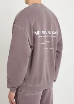 Design Studio logo-print cotton-blend sweatshirt