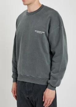 Design Studio logo-print cotton-blend sweatshirt