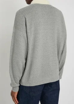 Desmond silk-knit polo
