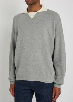 Desmond silk-knit polo