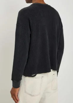 Destroyer distressed waffle T-shirt
