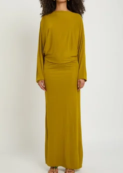 Devana open back jersey maxi dress