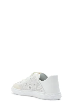 Diamond Light Flex perforated leather sneakers